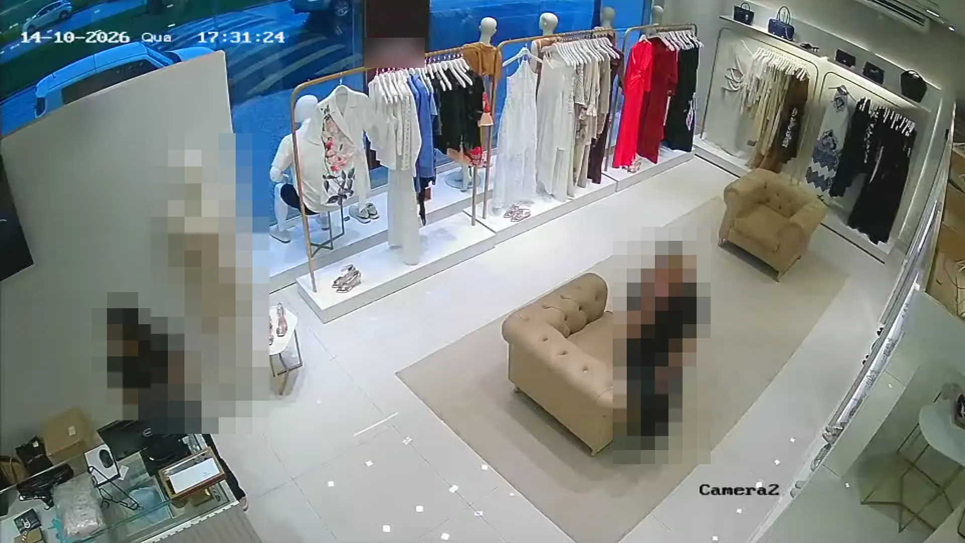 Loja com mapa de calor e contagem de visitantes do Argos